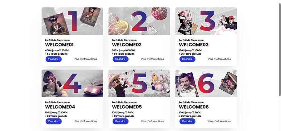 iWinFortune Casino bonus bienvenue